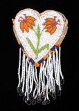 Plains Indian Beaded Pictorial Pouch