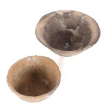 Mississippian Culture Period Scalloped Rim Bowls