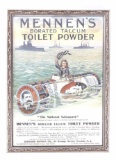 Mennens Borated Talcum Toilet Powder Poster AD