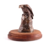 Eagle Sketch Bronze Sculpture by Bob Scriver