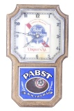 Pabst Blue Ribbon 1960 Era Light Up Pendulum Clock