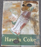 Large 1940's- Coca-Cola 