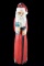 Hand Carved & Painted Folk Art Santa Claus Statue