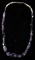 Navajo Hand Faceted Amethyst Gem & Silver Necklace
