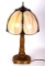 Art Deco Lamp With Victorian Shade