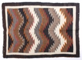 Navajo Crystal Eye Dazzler Trade Wool Rug