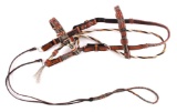 Deer Lodge Prison Hitched Horsehair Headstall