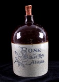 Antique Rose Distiller Whiskey Jug Atlanta Georgia