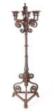 Early Large Cast Iron Candelabrum