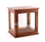 Antique Walnut Glass Mercantile Display Case