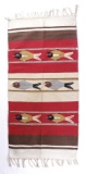 Wool Zapotec Pictorial Fish Runner Rug