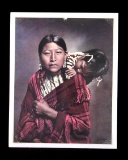 L.A. Huffman Young Cheyenne Mother and Child Photo
