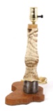 Taxidermy Zebra Leg Lamp