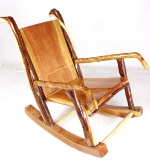 Rustic Montana Juniper Custom Rocking Chair