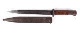 WWII German K98 Mauser Bayonet w/ Scabbard