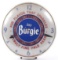 Say Burgie Spinning Light Up Clock Advertisement