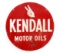 Kendall Motor Oils Double Sided Advertising Sign