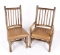 La Lune Collection Rustic Hickory & Leather Chairs