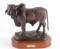 G.C. Wentworth Brahama Bull Bronze Sculpture