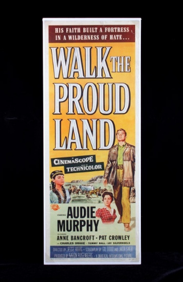 Original Walk the Proud Land Movie Poster 1956