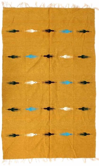 Native American Zapotec Wool Rug