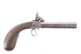 Belgium Double Barrel Percussion .40 Cal Pistol