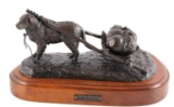 G.C. Wentworth Dog 'n' Travois Bronze Sculpture