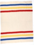 Wool Blanket In The Hudson's Bay Style