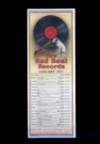 Original 1917 RCA Victor Red Seal Records Poster