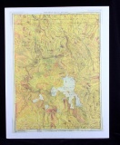 Northern Pacific Railway Yellowstone Park Map