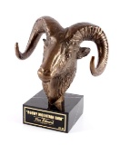 Bronze Ram Sculpture by Dan Edward