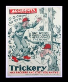 Original Anaconda Company Mining Safety Poster