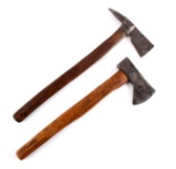 Early Western Frontier Forged Iron Hatchets