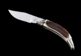 Campolin Diana Stag Horn Switchblade Knife