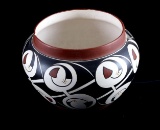 Mary Saxon Navajo Hand Painted Slip Cast Pot