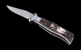 Campolin Italian Stag Shot Puller Switchblade