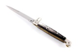 Campolin Italian Buffalo Horn Switchblade Knife