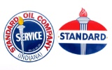 Standard Oil Porcelain Advertising Signs