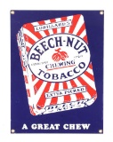 Beech-Nut Tobacco Porcelain Advertising Sign