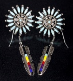 Native American Sterling Silver Earrings