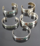 Navajo Silver & Turquoise Watch Cuff & Bracelets