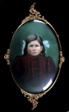 Framed Portrait of a Navajo Chief's Daughter