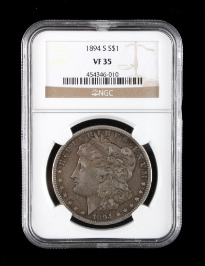 1894-S Morgan Silver Dollar VF35 NGC Graded
