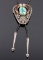 Navajo Sterling Silver Turquoise Claw Bolo Tie