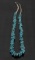 Navajo Morenci Turquoise Nugget & Heishe Necklace