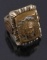 Navajo Brass & Copper Chief Pictorial Ring