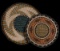 Hopi Native American Flat Weave Polychrome Baskets