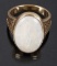 Opal Cabochon Gold Tone Ring