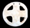 Early Fenestrated Carved Shell Gorget
