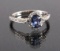 .88ct. Montana Yogo Sapphire 14K Gold Diamond Ring